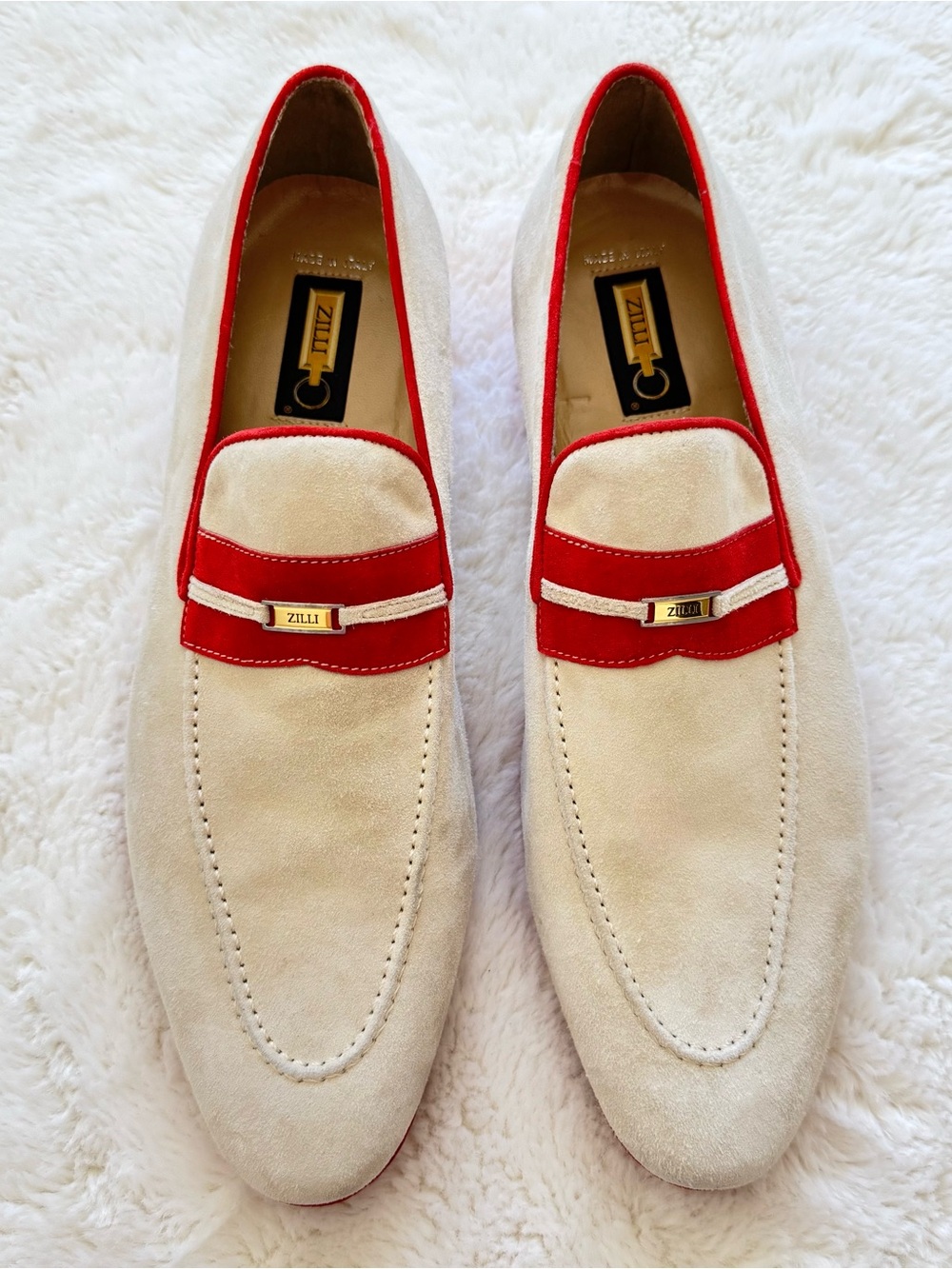 NEW!!! Zilli men suede shoes size 9.5 UK/ 10.5 US Authentic Retail 1200$